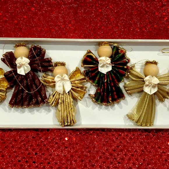 6 Handmade Handcrafted Angel Ornaments - Picture 4 of 4